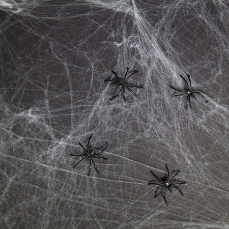 Halloween spiderweb decorations
