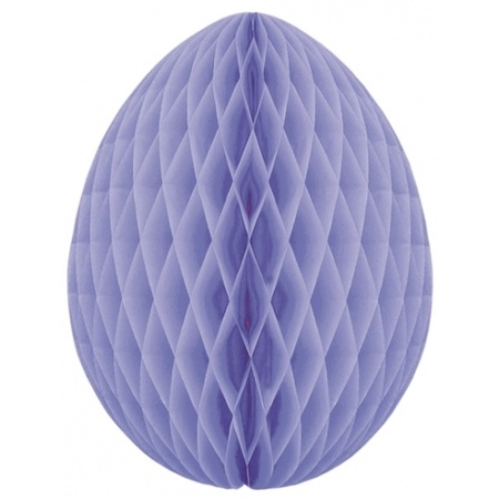 Deco easter egg lilac 10 cm