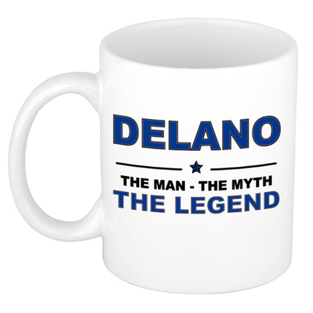 Delano The man, The myth the legend collega kado mokken/bekers 300 ml
