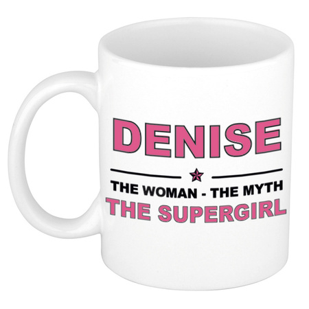 Denise The woman, The myth the supergirl collega kado mokken/bekers 300 ml