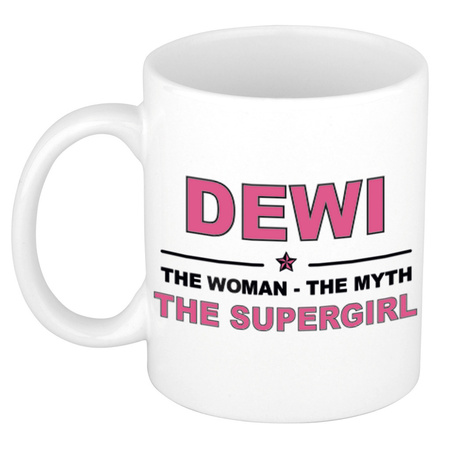 Dewi The woman, The myth the supergirl collega kado mokken/bekers 300 ml