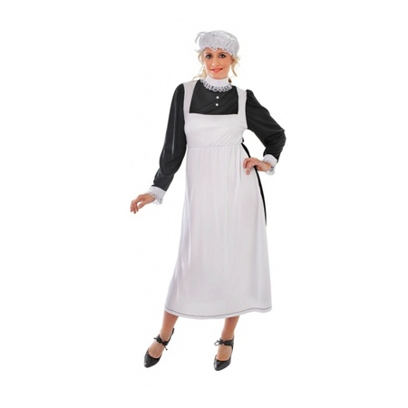 Victorian maid costume with cap