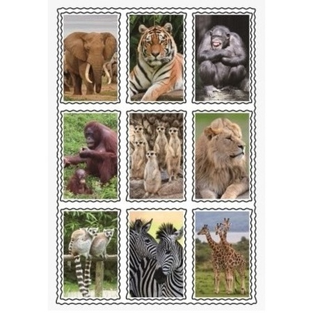 Animals 3D sticker set