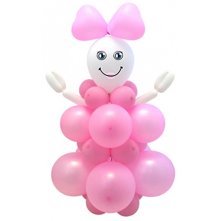 DIY balloon birth girl