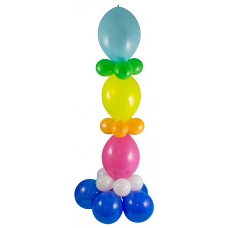 DIY balloon colored pillar 130 cm