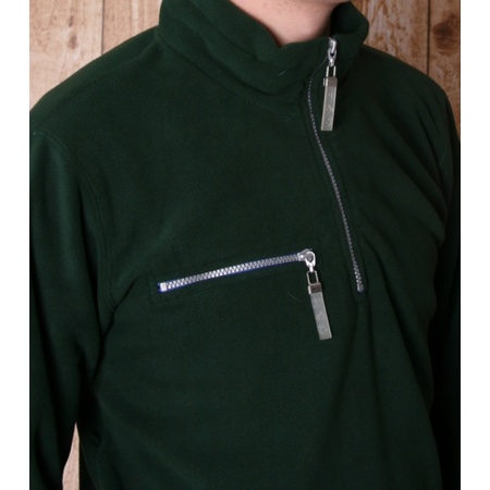 Dark green fleece sweater for adults