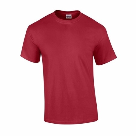 Donker rode team shirts voor volwassen