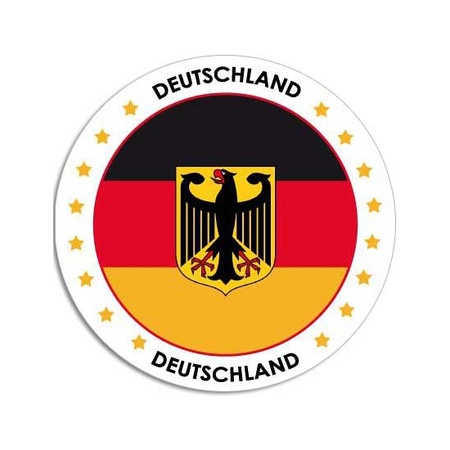 Round Germany sticker 14,8 cm