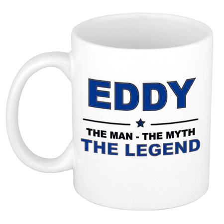 Eddy The man, The myth the legend name mug 300 ml