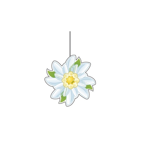 Edelweiss decoratiehanger 14 cm