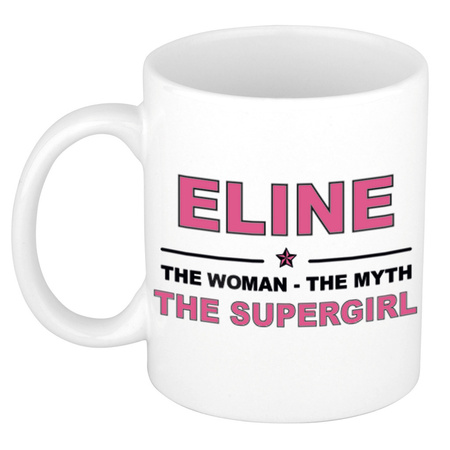 Eline The woman, The myth the supergirl collega kado mokken/bekers 300 ml