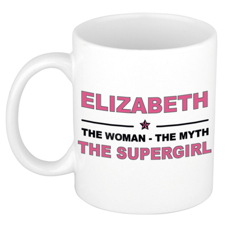 Elizabeth The woman, The myth the supergirl collega kado mokken/bekers 300 ml