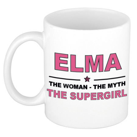 Elma The woman, The myth the supergirl collega kado mokken/bekers 300 ml