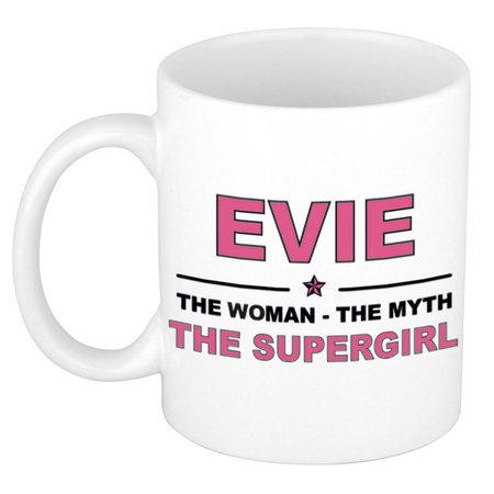 Evie The woman, The myth the supergirl collega kado mokken/bekers 300 ml