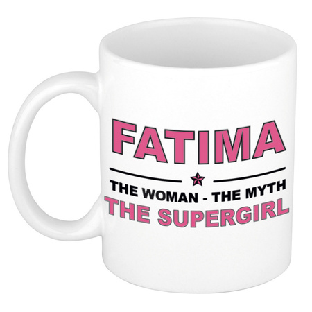 Fatima The woman, The myth the supergirl collega kado mokken/bekers 300 ml