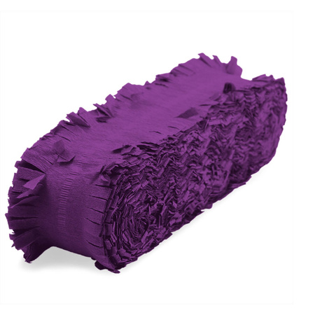 Party decoration guirlande purple 24 meters crepe paper