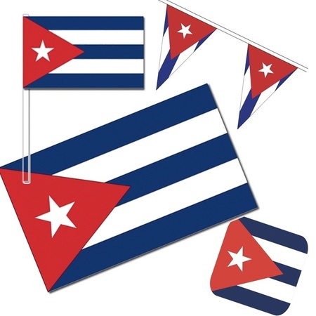 Feestartikelen Cuba versiering pakket