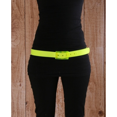 Yellow belt dress-up accessories for women 118 cm