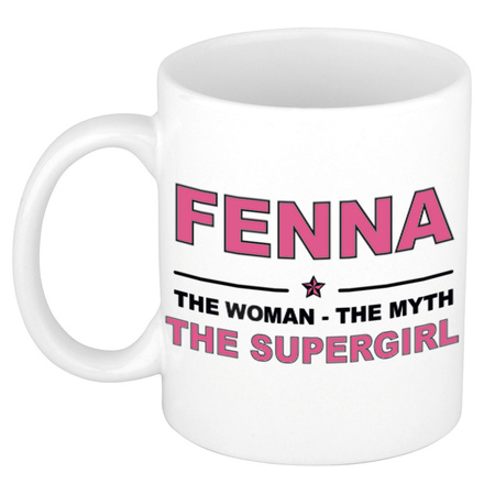 Fenna The woman, The myth the supergirl collega kado mokken/bekers 300 ml