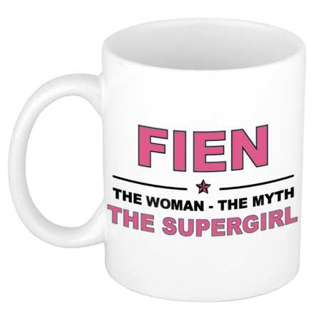 Fien The woman, The myth the supergirl collega kado mokken/bekers 300 ml