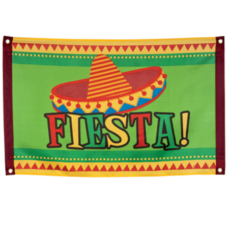Mexicaanse versiering fiesta vlag