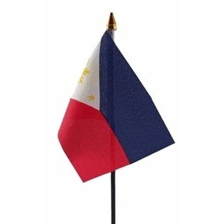 Filipijnen vlaggetje met stokje