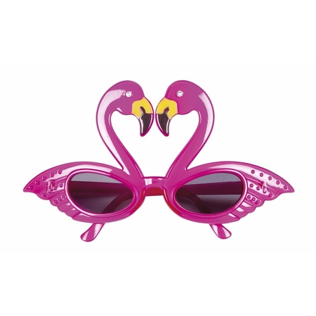 Flamingo feest zonnebril voor volwassenen
