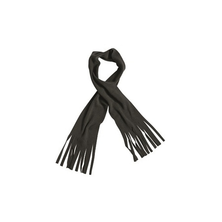 Fleece sjaal van polyester zwart