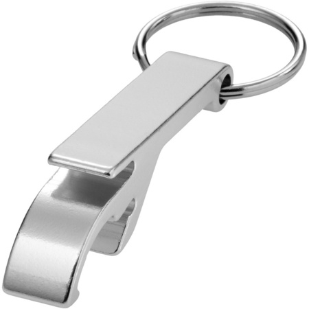 Bottle opener keychains silver 5.5 cm