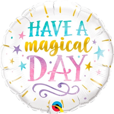 Have A Magical Day trouwerij folieballon 45 cm