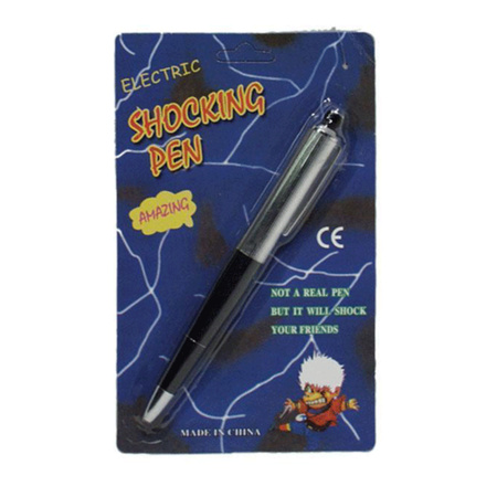 Fopartikelen - Shock pen - die een schok geeft als je er mee gaat schrijven - fun artikelen 