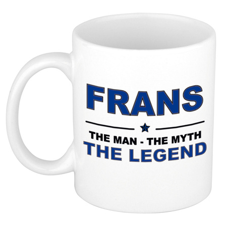 Frans The man, The myth the legend collega kado mokken/bekers 300 ml