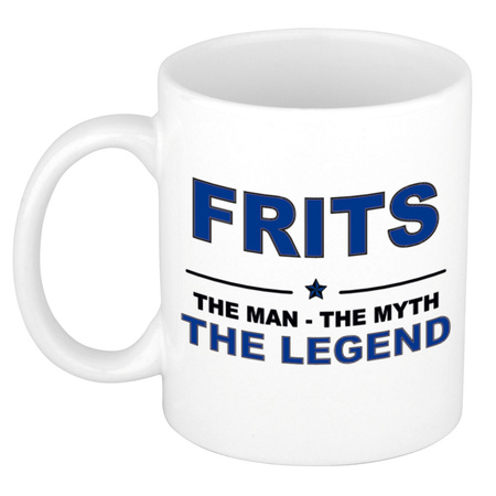 Frits The man, The myth the legend collega kado mokken/bekers 300 ml