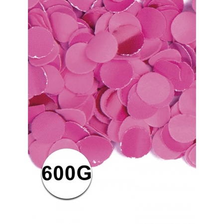 Feest confetti 600 gram fuchsia