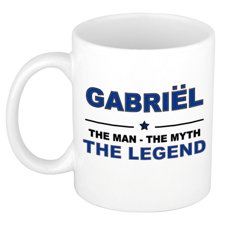 Gabriel The man, The myth the legend collega kado mokken/bekers 300 ml