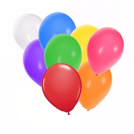 Coloured balloons 12 pieces