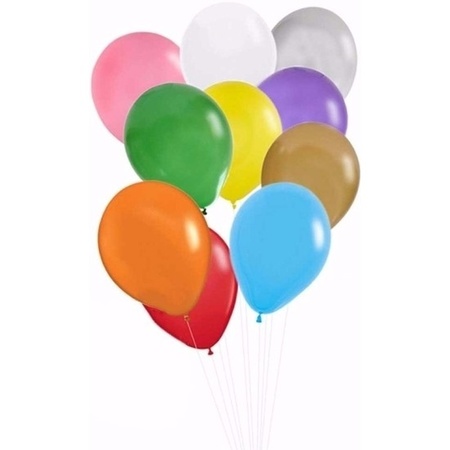 Feest ballonnen gekleurd 60x