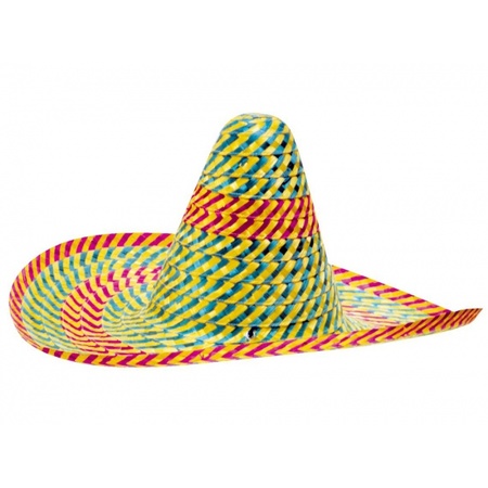 Colored sombrero hats 50 cm