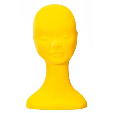 Yellow velvet head 35 cm