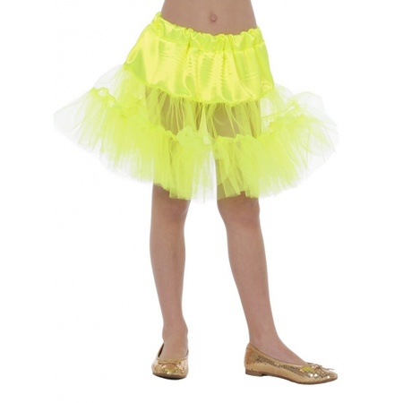 Yellow petticoat for girls