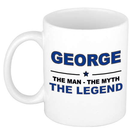 George The man, The myth the legend collega kado mokken/bekers 300 ml