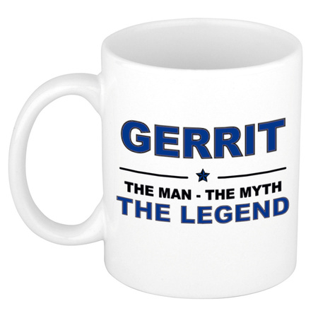 Gerrit The man, The myth the legend name mug 300 ml