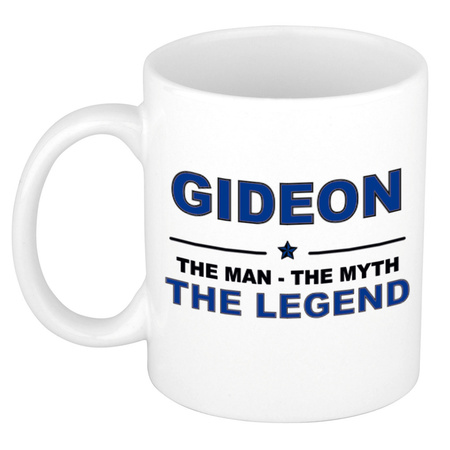 Gideon The man, The myth the legend name mug 300 ml