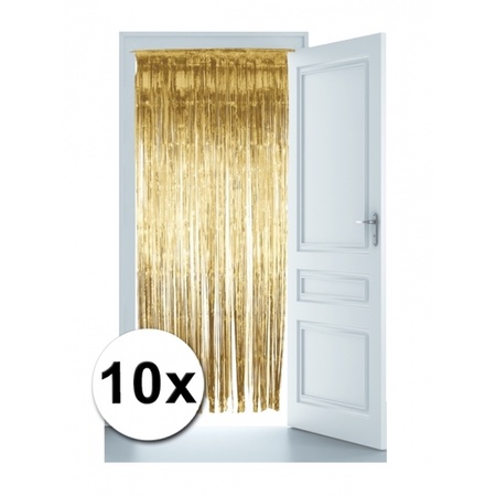 Gouden versiering voor de deur 10 st