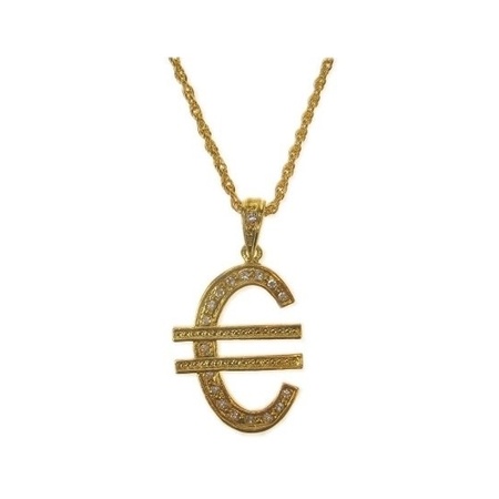 Golden euro neckless 