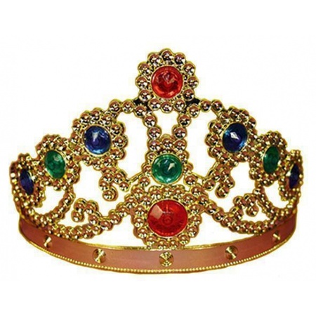 Gold queens crown