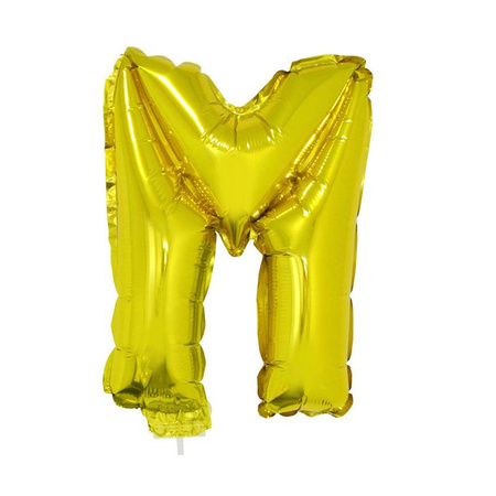 Opblaas letter ballons op stokje