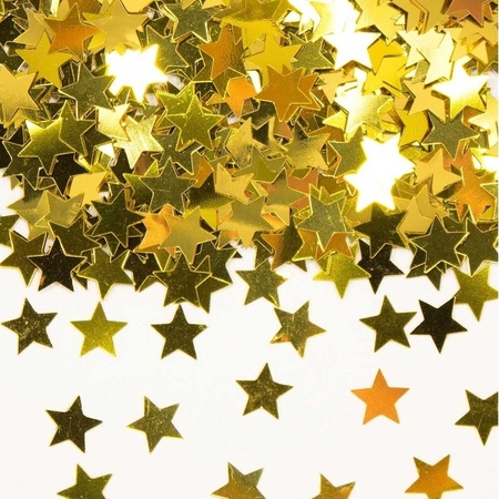 Golden stars confetti bag of 14 gram