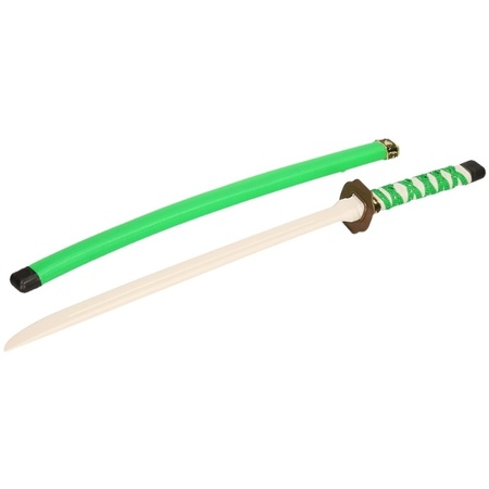 Green ninja sword plastic 60 cm