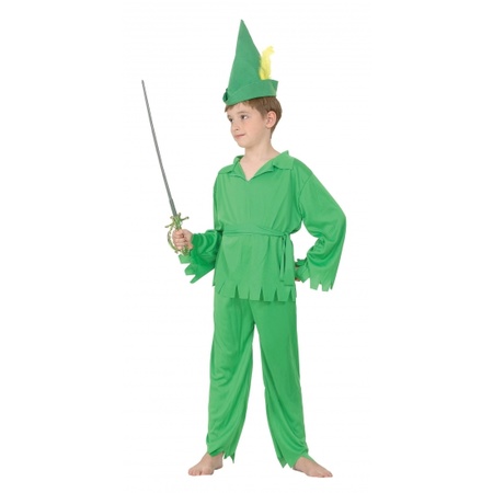Groen elfjes kostuum voor jongens